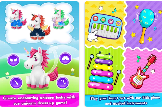 Capture d'écran de Baby Unicorn Phone For Kids