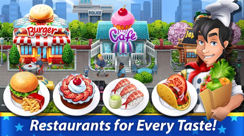 Tangkapan layar Cooking Stars: Restaurant Game