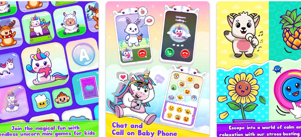 Capture d'écran de Baby Unicorn Phone For Kids